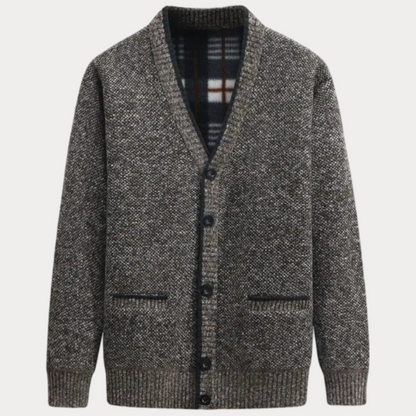 Men's V-Neck Cardigan – Stylish Knit Sweater for Casual and Formal Wear