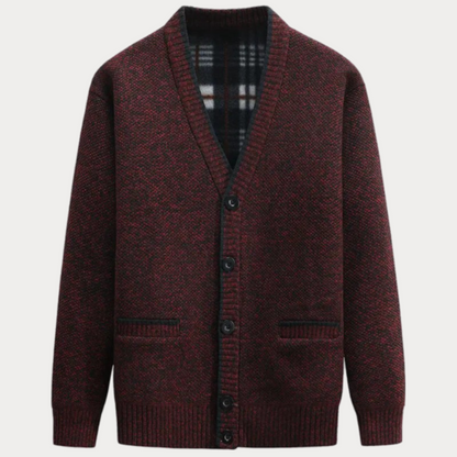 Men's V-Neck Cardigan – Stylish Knit Sweater for Casual and Formal Wear