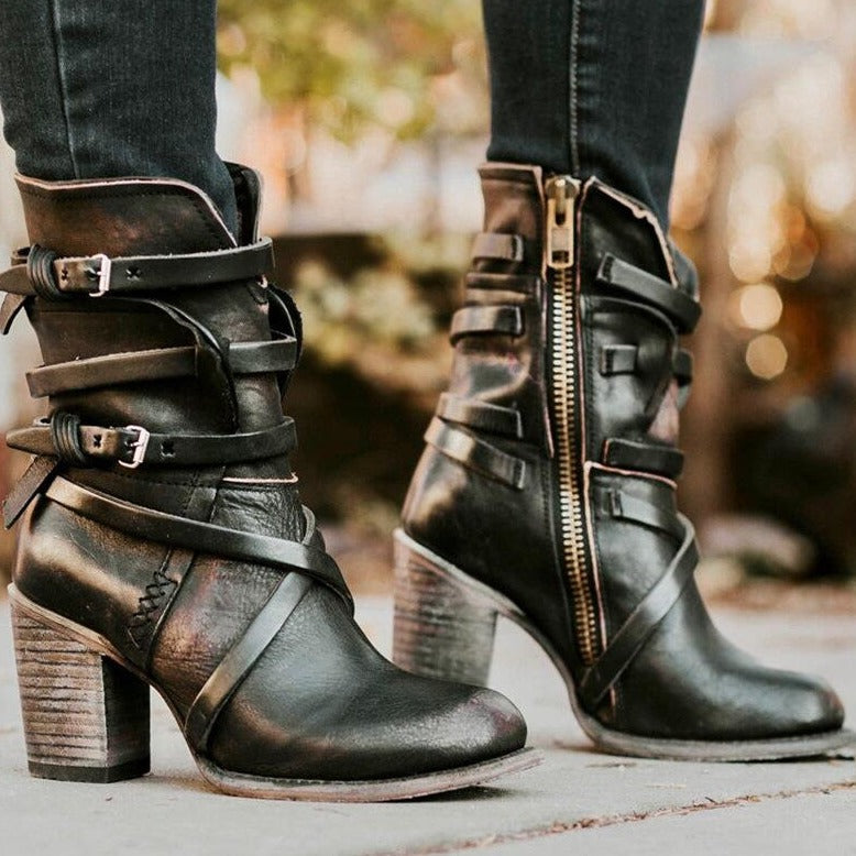 Leather Boots for Women – Stylish Ankle Boots, Comfortable & Durable Footwear