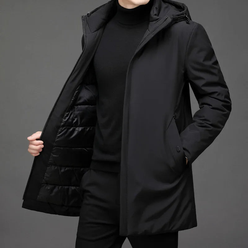 Men's Hooded Jacket – Stylish Lightweight Waterproof Outerwear for All Seasons