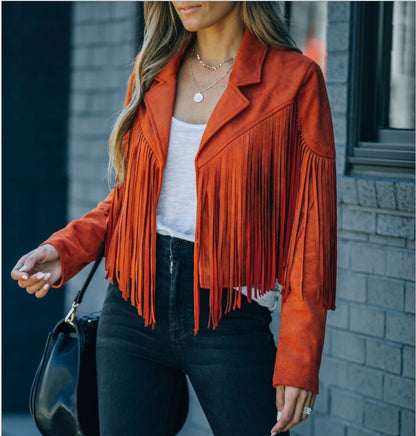 Fringed Jacket Women – Stylish Boho Chic Outerwear for Casual & Evening Wear