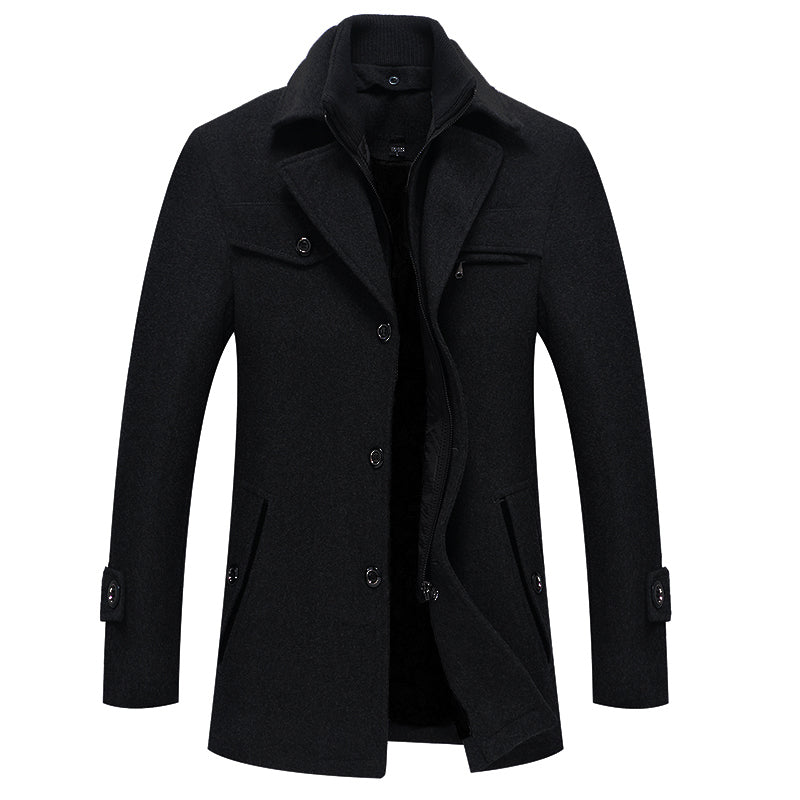 Men's Winter Coat – Elegant Warm Jacket with Stylish Design for Cold Weather