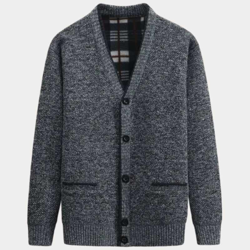 Men's V-Neck Cardigan – Stylish Knit Sweater for Casual and Formal Wear