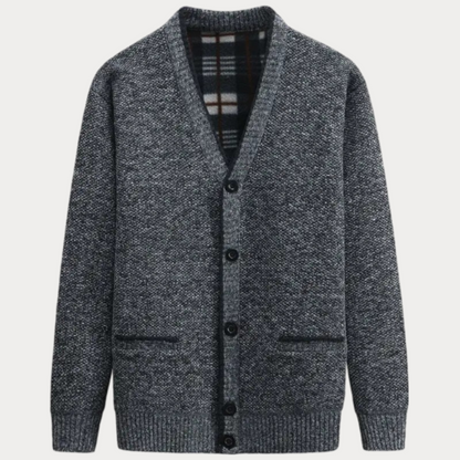 Men's V-Neck Cardigan – Stylish Knit Sweater for Casual and Formal Wear