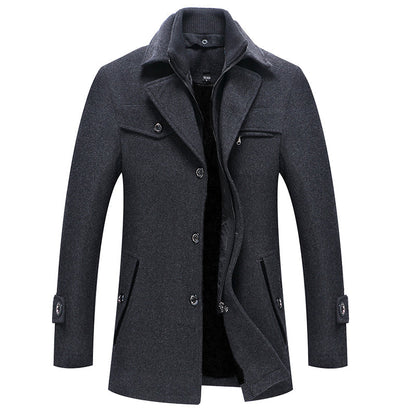 Men's Winter Coat – Elegant Warm Jacket with Stylish Design for Cold Weather