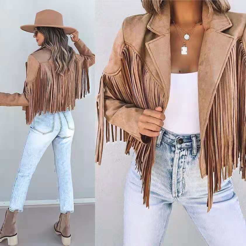 Fringed Jacket Women – Stylish Boho Chic Outerwear for Casual & Evening Wear