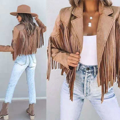 Fringed Jacket Women – Stylish Boho Chic Outerwear for Casual & Evening Wear