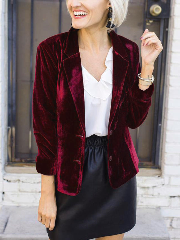 Women’s Classic Blazer – Tailored Chic Blazer for Work and Casual Wear