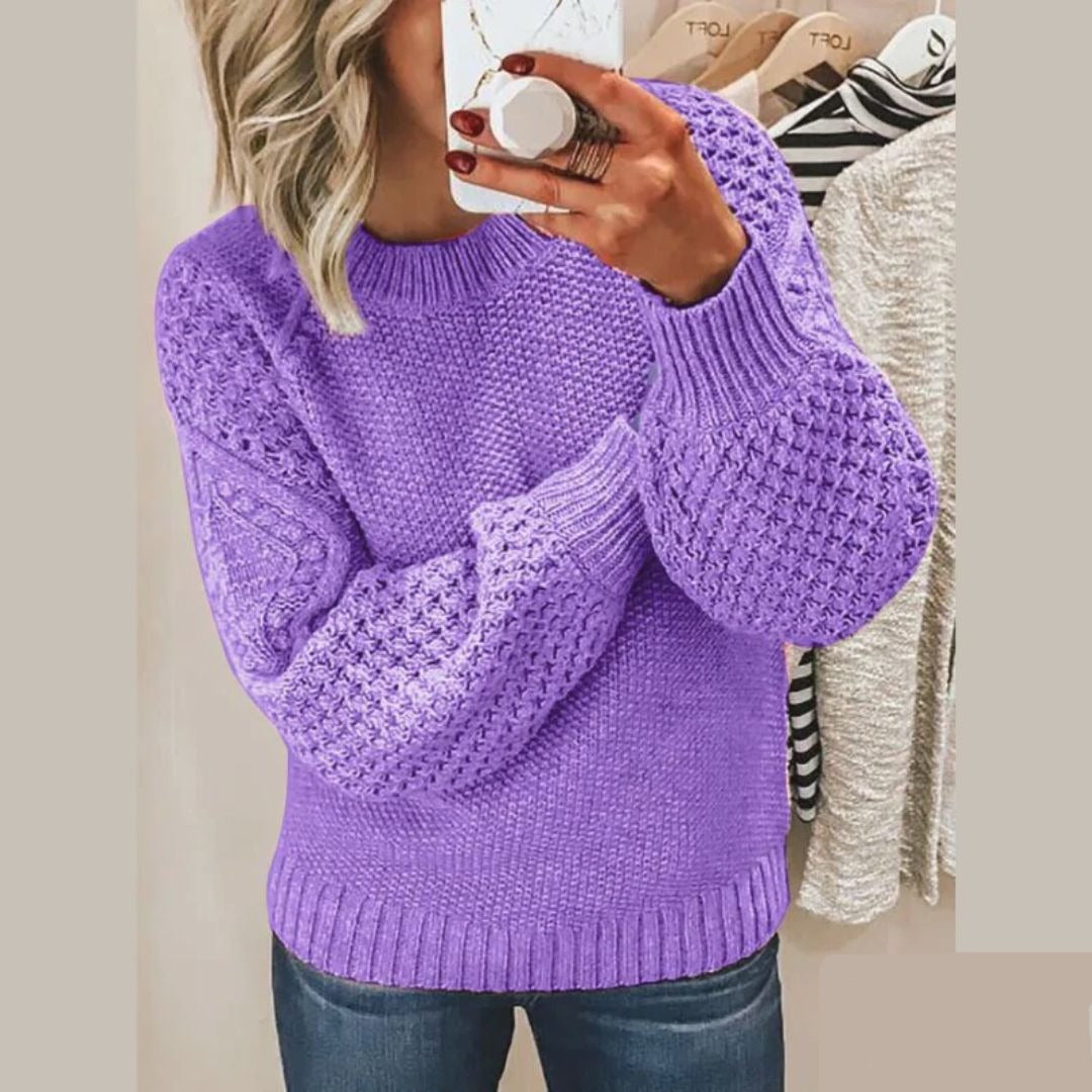 Women's Comfortable Jumper – Cozy Knit Sweater for Casual Wear & Style