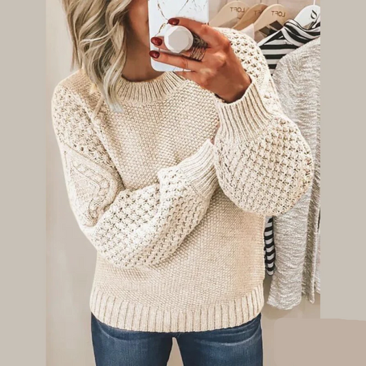 Women's Comfortable Jumper – Cozy Knit Sweater for Casual Wear & Style