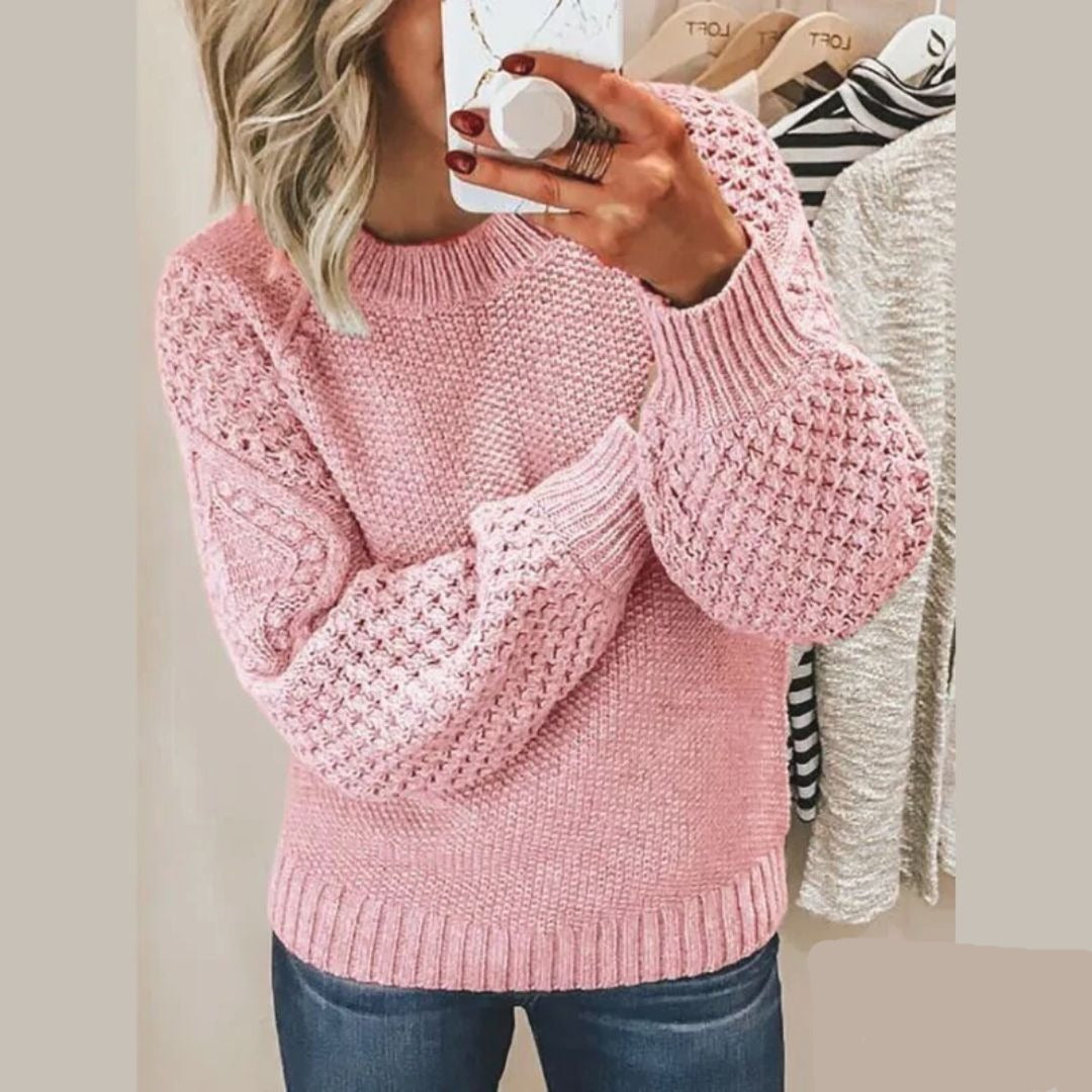 Women's Comfortable Jumper – Cozy Knit Sweater for Casual Wear & Style