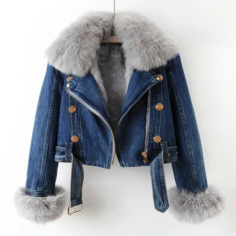 Denim Jacket for Women – Stylish Blue Jean Jacket with Classic Fit and Pockets