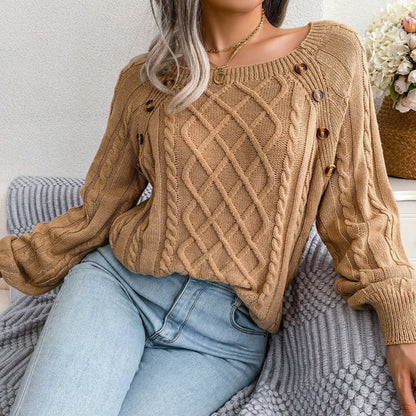 Women's Comfortable Jumper – Cozy Knit Sweater for Casual Wear & Style