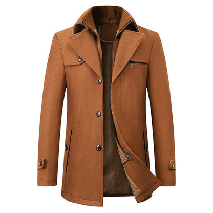 Men's Winter Coat – Elegant Warm Jacket with Stylish Design for Cold Weather