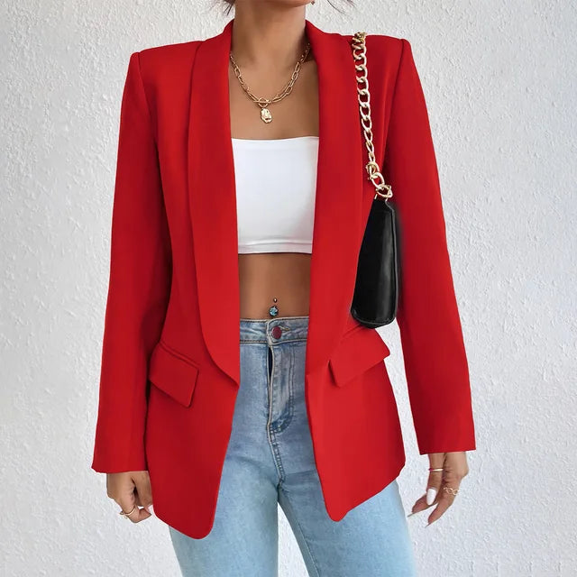 Women's Blazer – Elegant Tailored Jacket for Office, Casual, and Evening Wear