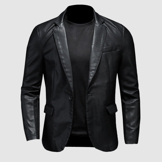 Men's Leather Jacket – Stylish Elegant Outerwear for Casual and Formal Wear