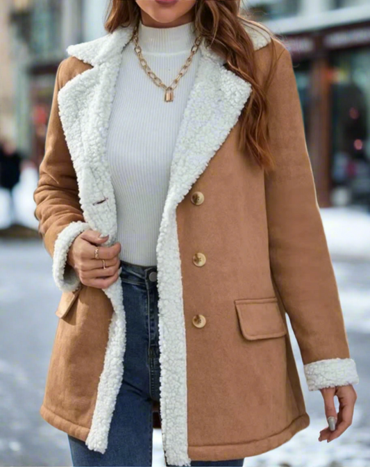 Winter Coat for Women – Stylish Warm Jacket with Hood and Pockets