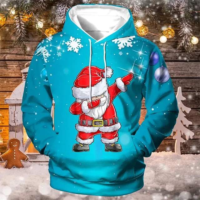 Christmas Hoodie for Men – Festive Pullover Sweatshirt, Cozy and Stylish