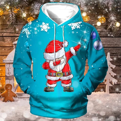 Christmas Hoodie for Men – Festive Pullover Sweatshirt, Cozy and Stylish