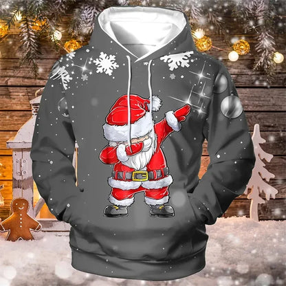 Christmas Hoodie for Men – Festive Pullover Sweatshirt, Cozy and Stylish