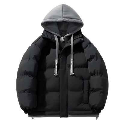 Men's Winter Jacket – Quilted Warm Coat for Cold Weather Fashion