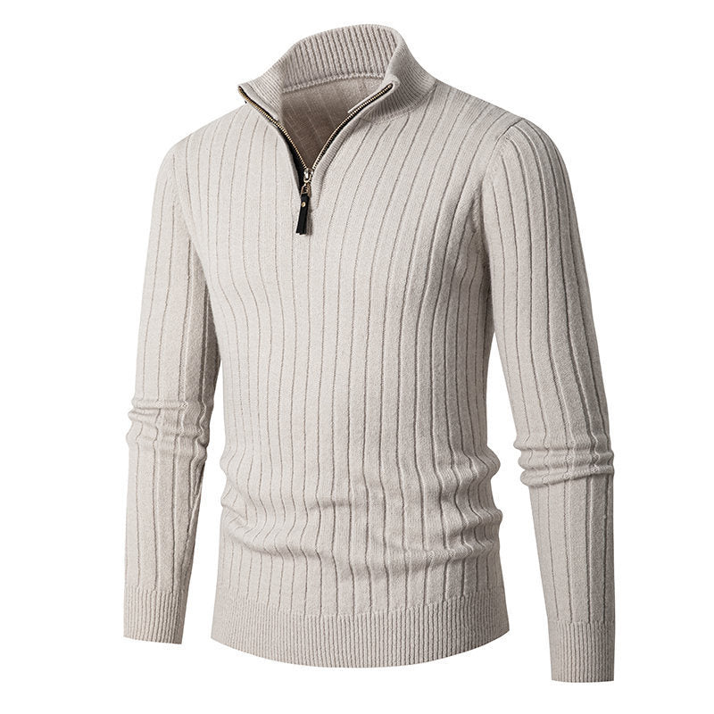 Men's Zip-Up Jumper – Stylish Lightweight Sweater for Casual Wear