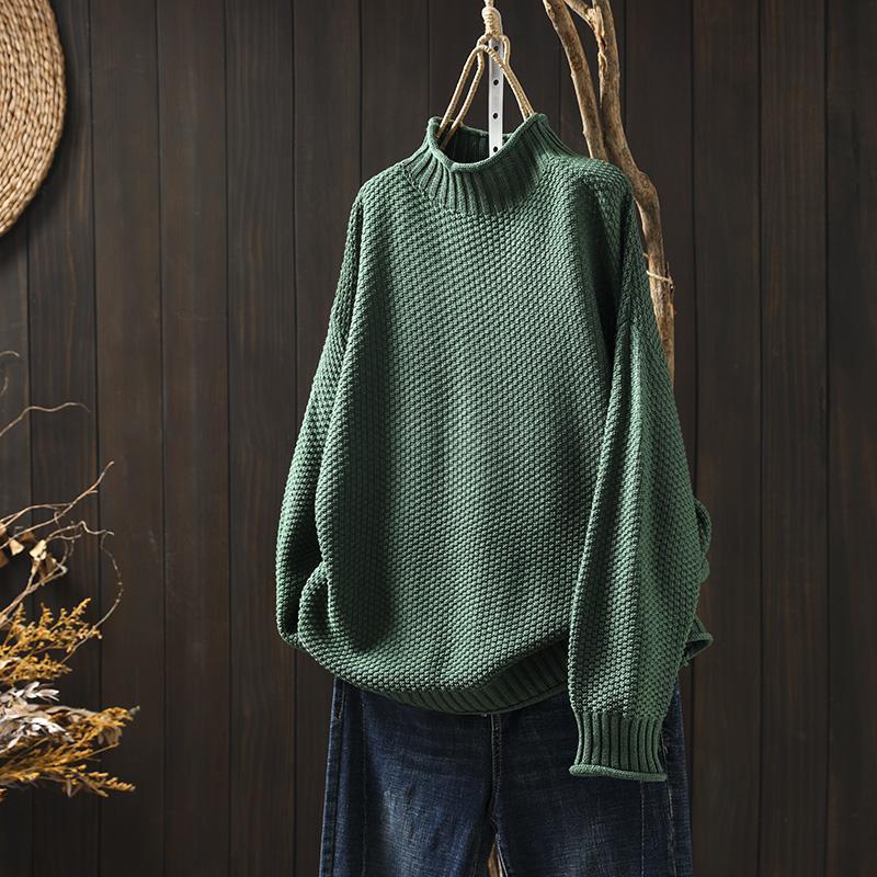 Knitted Jumper for Women – Cozy Soft Sweater for Winter Fashion