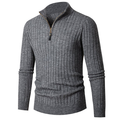 Men's Zip-Up Jumper – Stylish Lightweight Sweater for Casual Wear