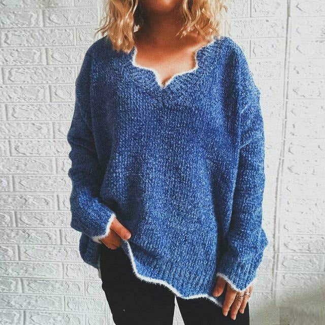 Women's Casual Jumper – Cozy Knit Sweater for Everyday Wear and Style