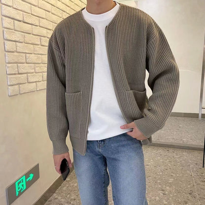 Men's Cardigan Sweater – Modern Knit Design for Casual and Formal Wear