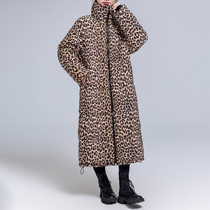 Women's Stylish Leopard Print Coat – Trendy Outerwear for Fall Fashion