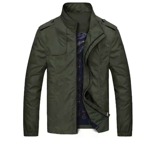 Men's Zip-Up Jacket – Lightweight Casual Outerwear for All Seasons