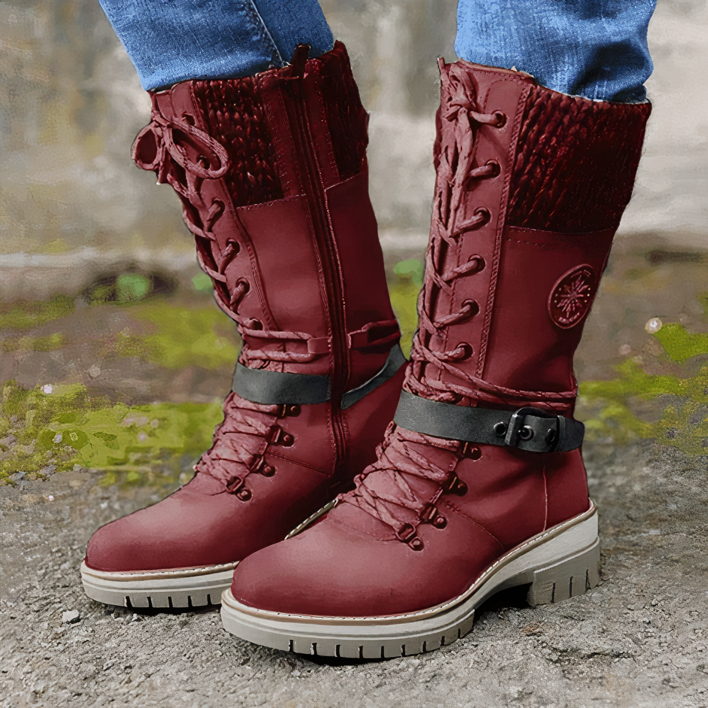 Winter Boots for Women – Warm Waterproof Knee-High Fashion Footwear