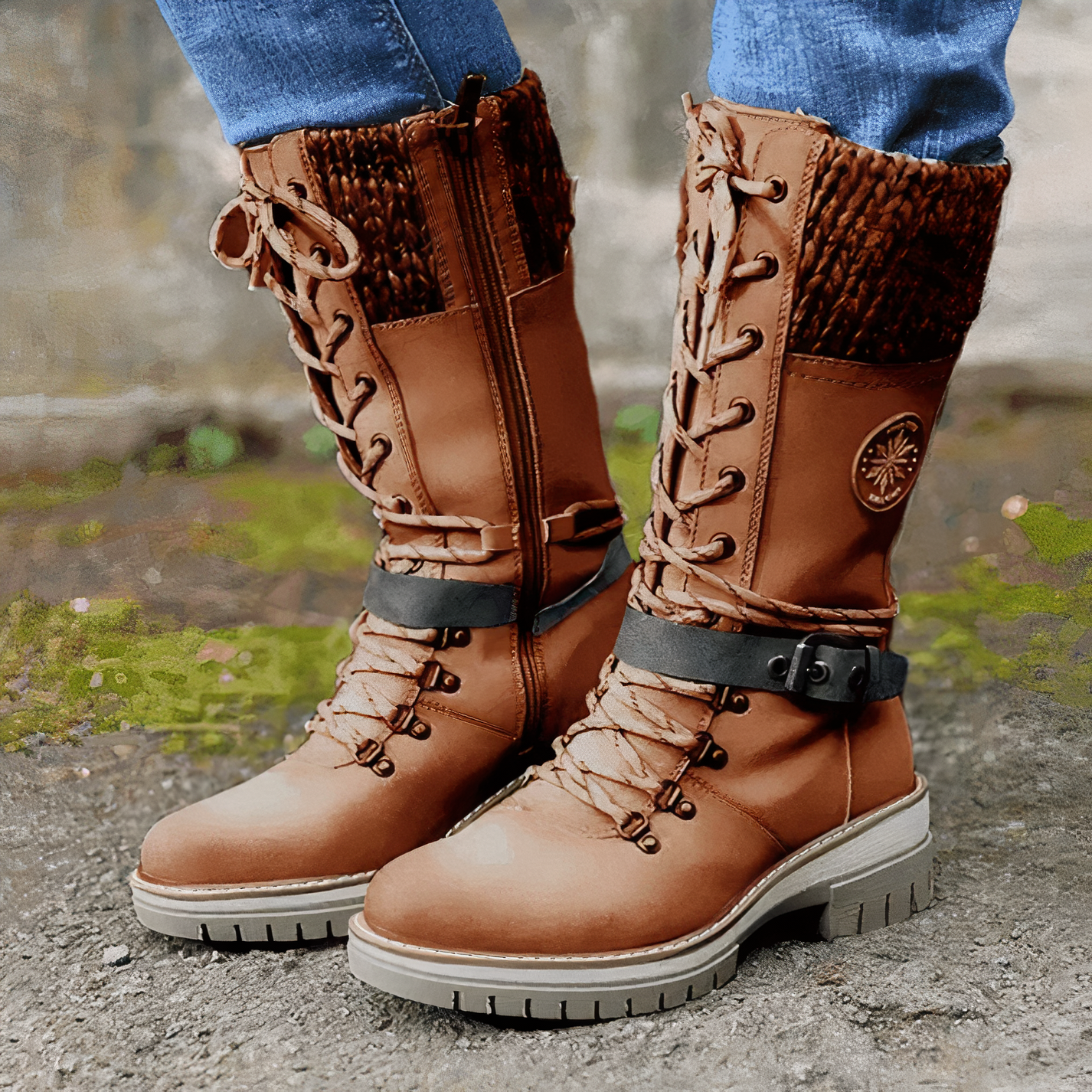 Winter Boots for Women – Warm Waterproof Knee-High Fashion Footwear