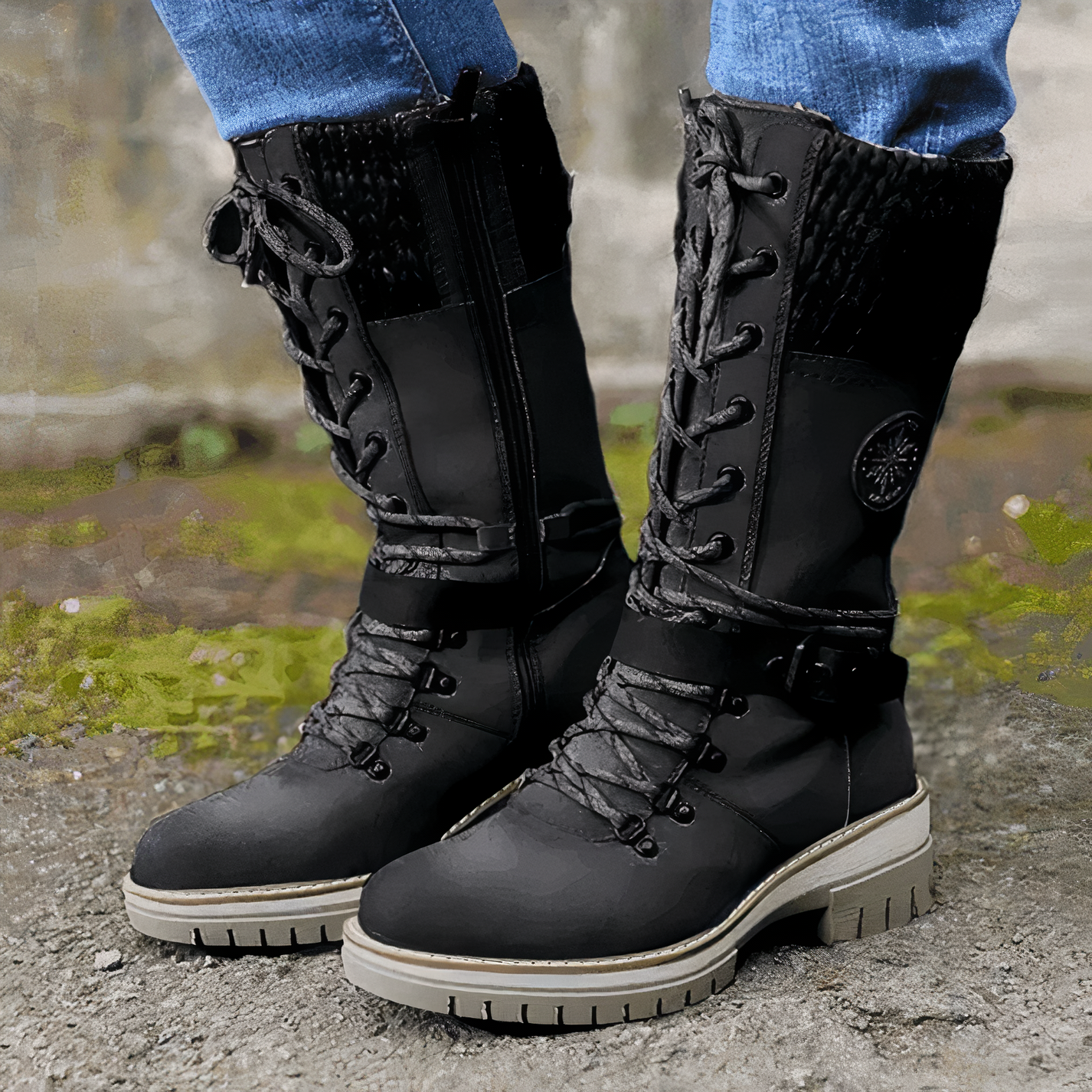 Winter Boots for Women – Warm Waterproof Knee-High Fashion Footwear