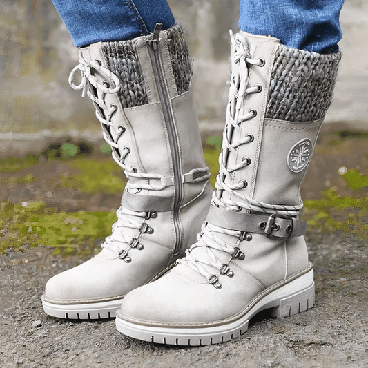 Winter Boots for Women – Warm Waterproof Knee-High Fashion Footwear