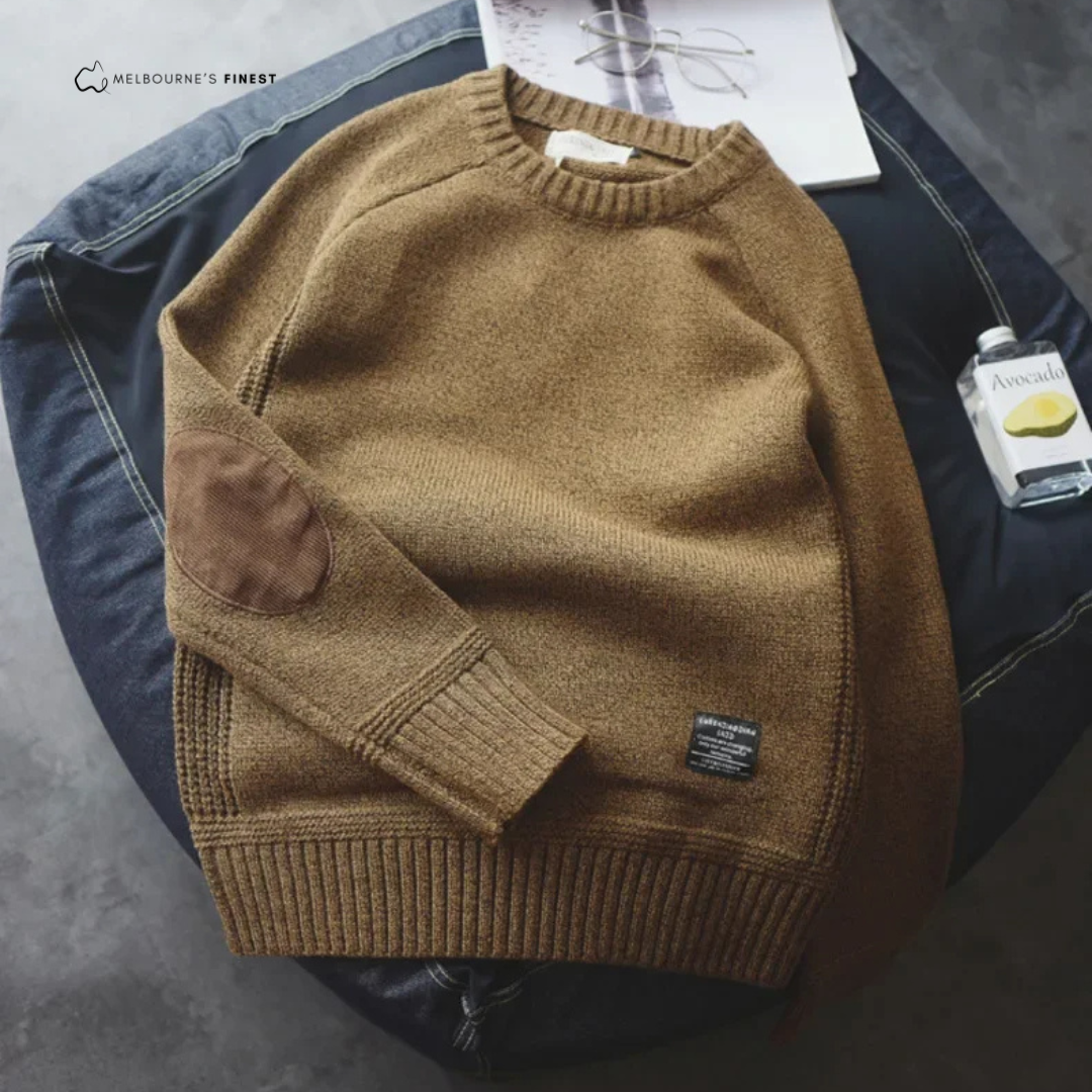 Men's Comfort Jumper – Cozy Knit Sweater for Casual Wear and Layering