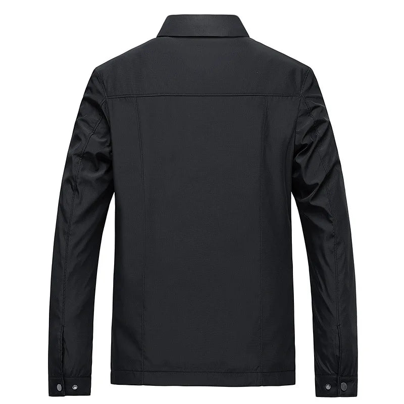 Men's Flight Jacket – Stylish Bomber Jacket with Warm Lining for Casual Wear