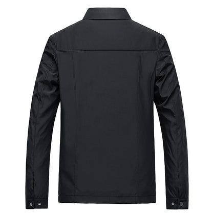 Men's Flight Jacket – Stylish Bomber Jacket with Warm Lining for Casual Wear