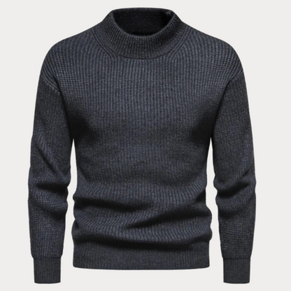 Men's Knit Jumper – Cozy Crew Neck Sweater for Casual and Smart Wear