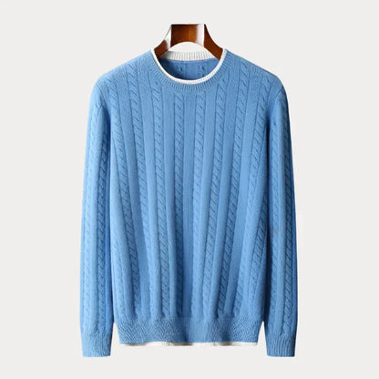 Men's Knitted Jumper – Crew Neck Sweater for Casual and Smart Outfits