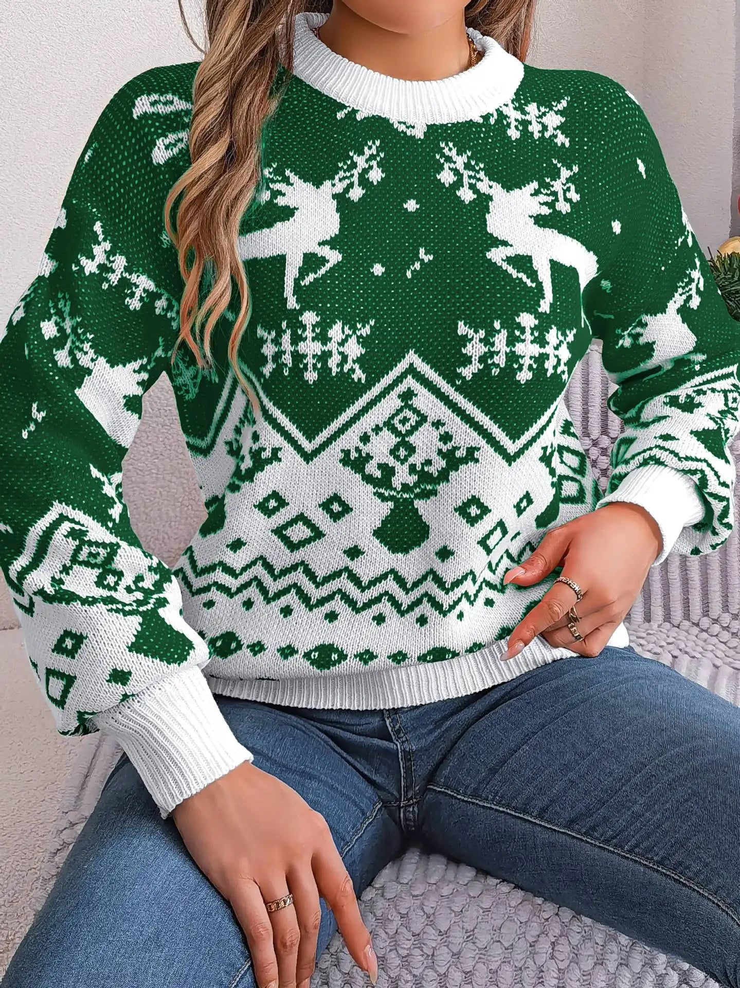 Christmas Jumper for Women – Cozy Holiday Sweater with Festive Design