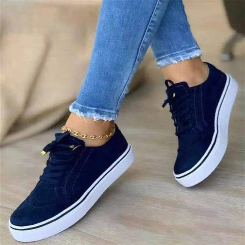 Flat Trainers for Women – Comfortable Casual Sneakers for Everyday Wear