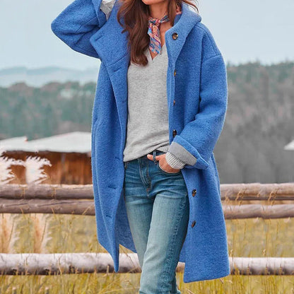 Winter Coat for Women – Stylish Thick Warm Jacket with Hood and Pockets