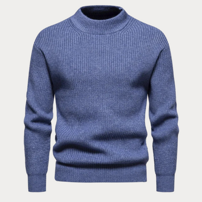 Men's Knit Jumper – Cozy Crew Neck Sweater for Casual and Smart Wear