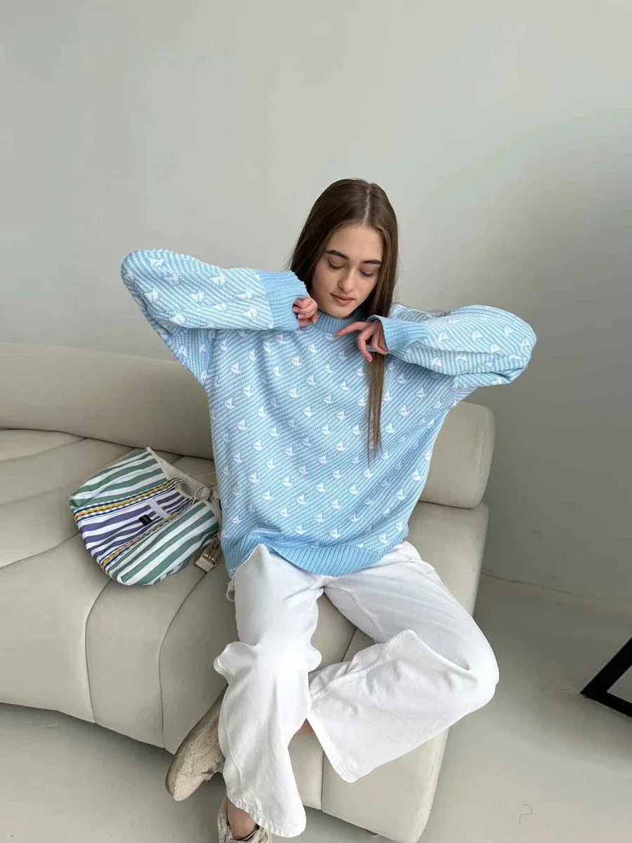 Knitted Jumper Women – Comfortable Cozy Sweater for Casual Wear