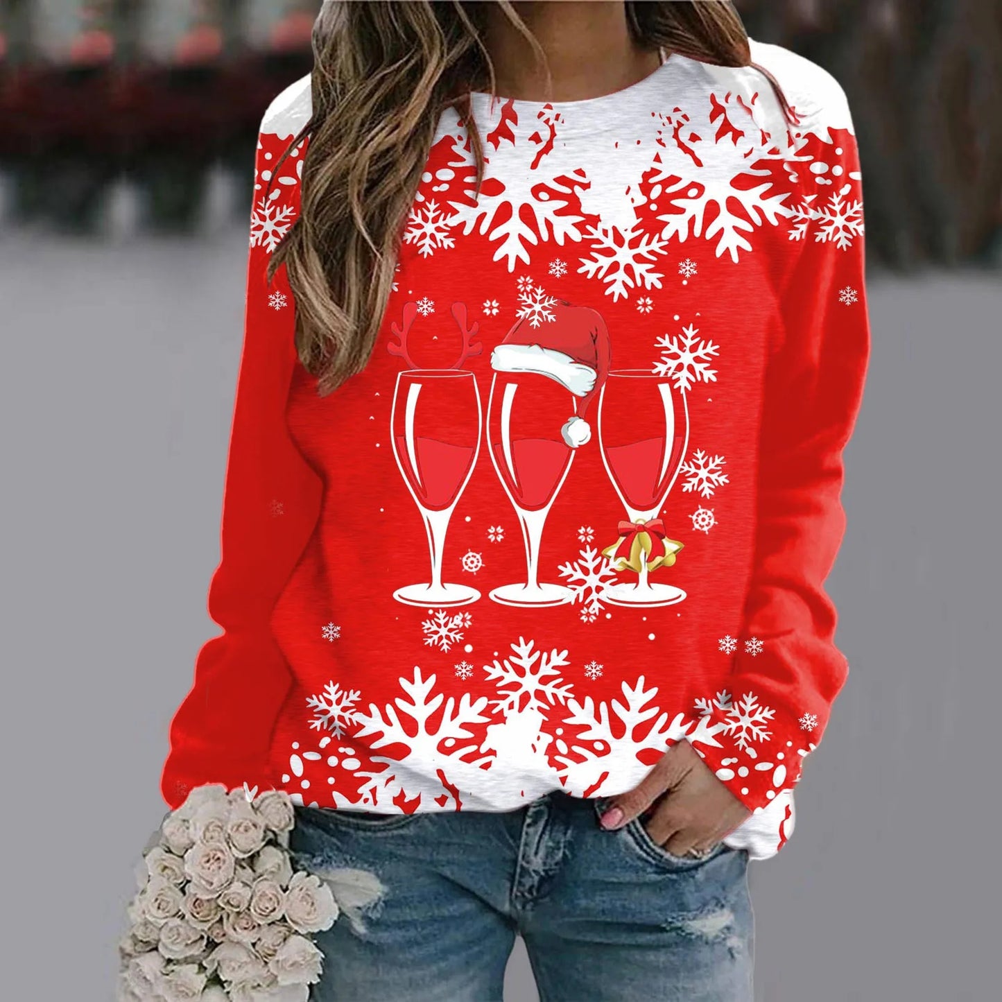 Christmas Jumper for Women – Cozy Knit Sweater with Festive Design