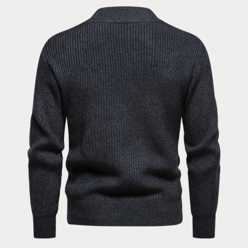 Men's Knit Jumper – Cozy Crew Neck Sweater for Casual and Smart Wear