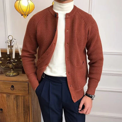 Men's Cozy Cardigan – Soft Knit Sweater for Casual Wear and Layering