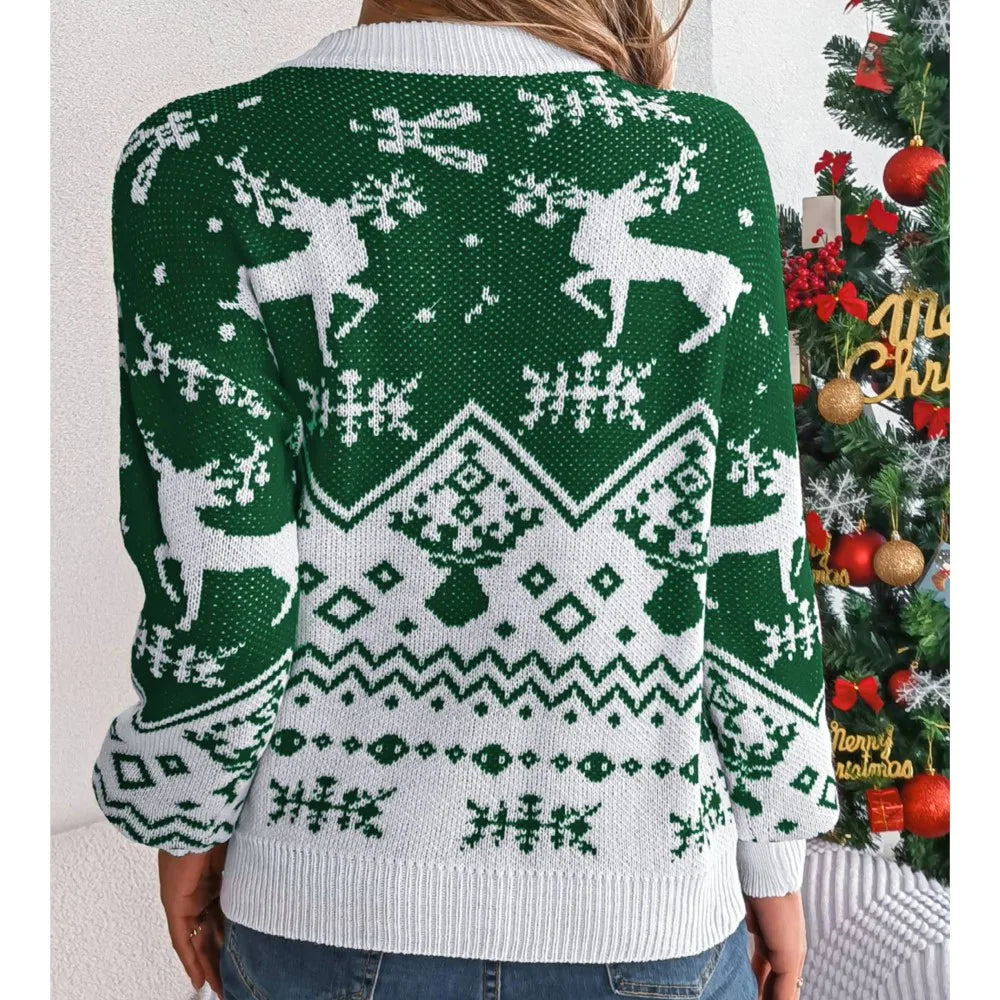 Christmas Jumper for Women – Cozy Holiday Sweater with Festive Design